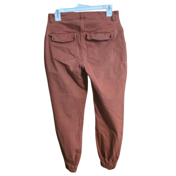 Express High Rise Cropped Straight Pants Rust Size 8 - Picture 3 of 12